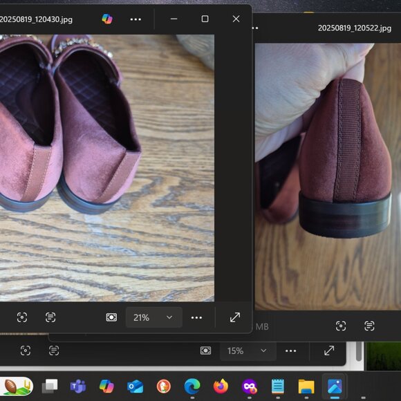 NWOB Birdies Brown Velvet Jeweled Smoking Loafer Size 9.5 - Picture 11 of 16